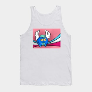 Fluffy Blueberry Tank Top